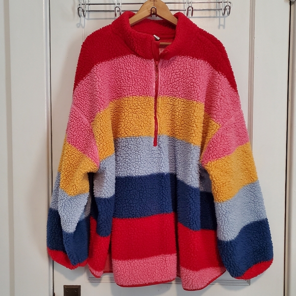 Old Navy 1/4 Sherpa Jacket - Picture 2 of 5